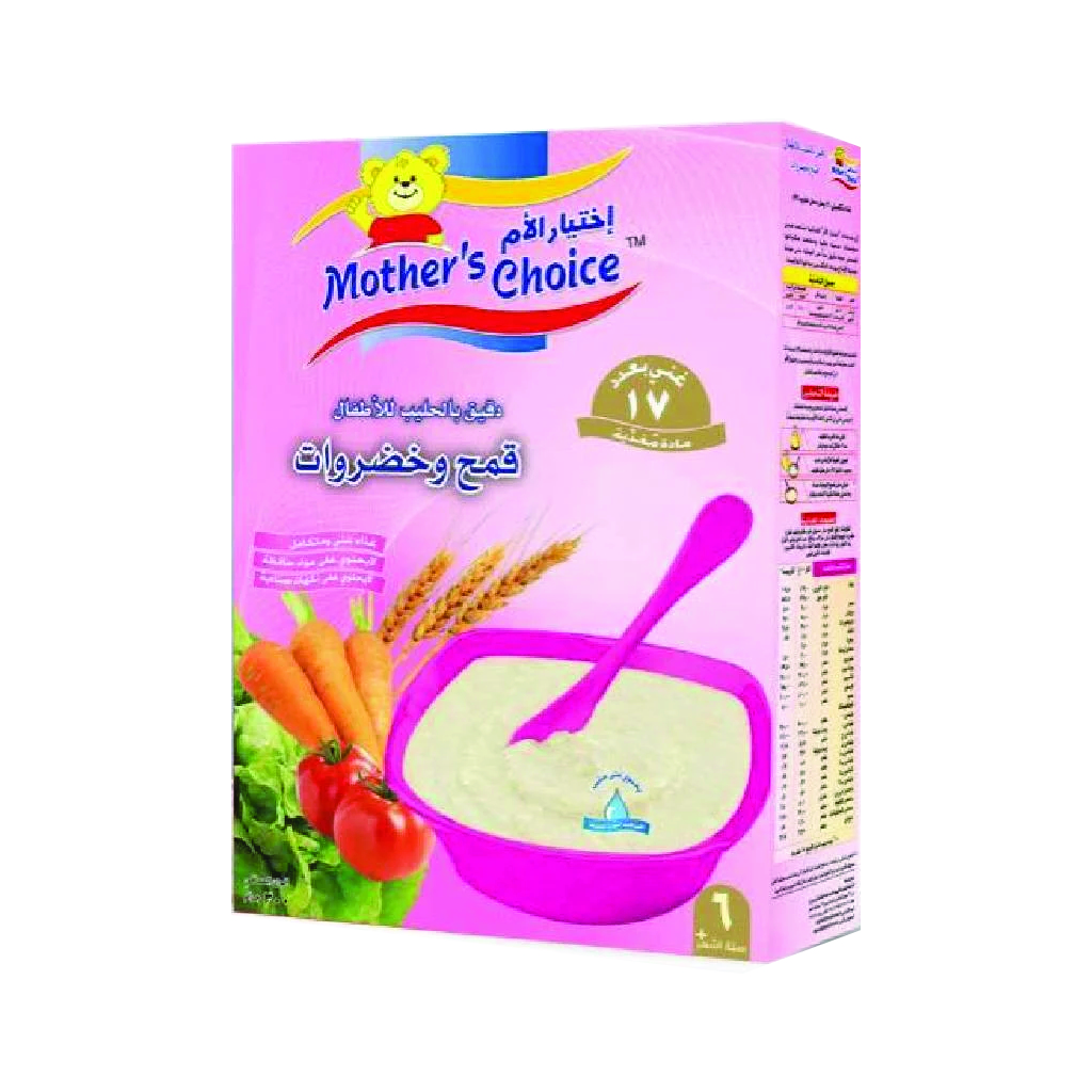 Mother Choice, Wheat and Vegetable Cereal, Healthy breakfast cereal with wheat and vegetables