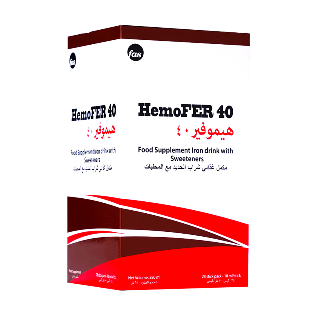 Fas, Hemofer Iron Supplement Liquid Sticks, Fast-absorbing liquid iron supplement for anemia support
