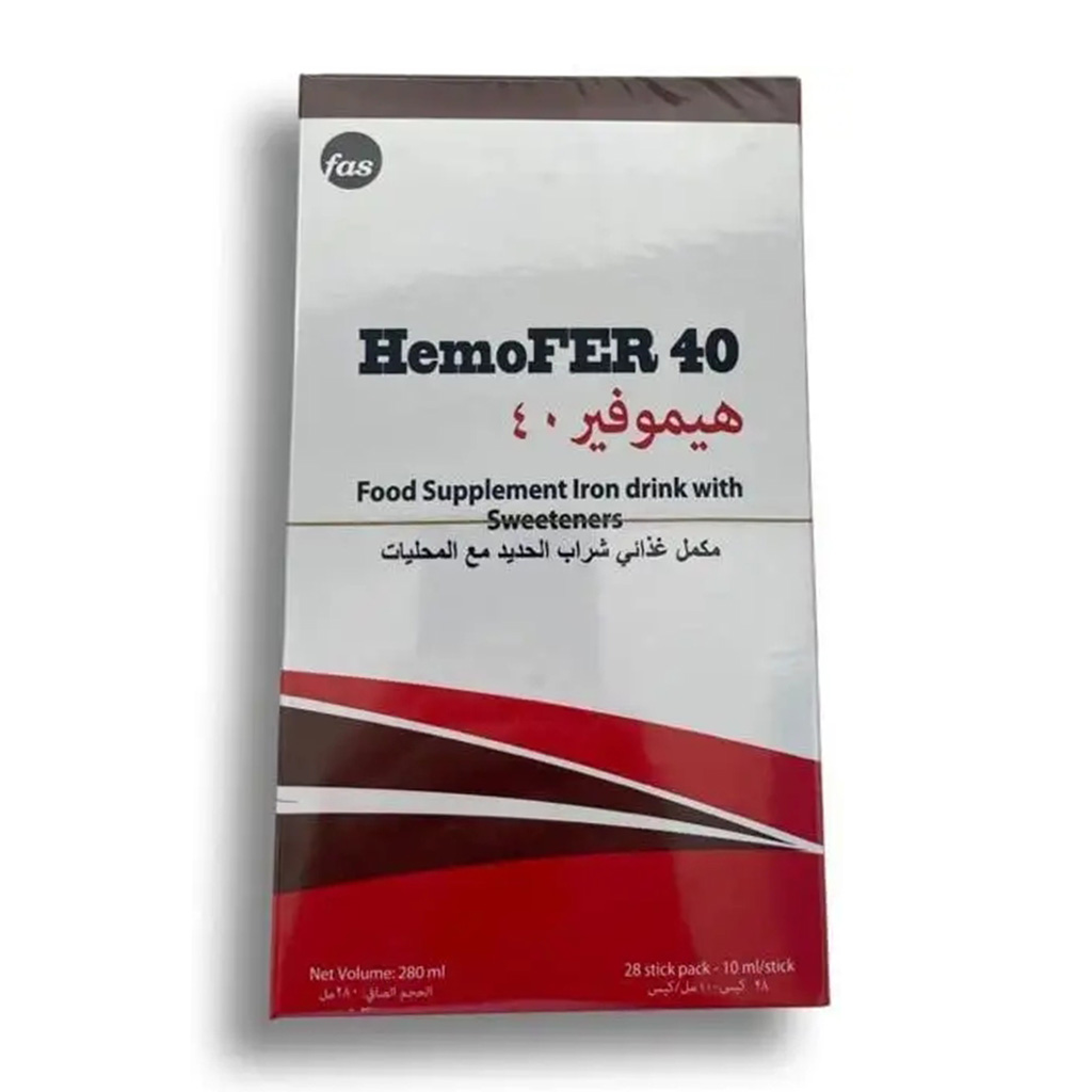 Fas, Hemofer Iron Supplement Liquid Sticks, Fast-absorbing liquid iron supplement for anemia support