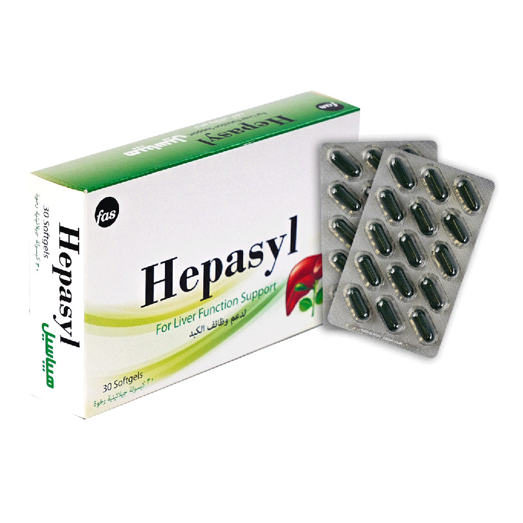Fas Hepasyl, Liver regeneration and health softgels, Supports liver detox and function, 30 softgels