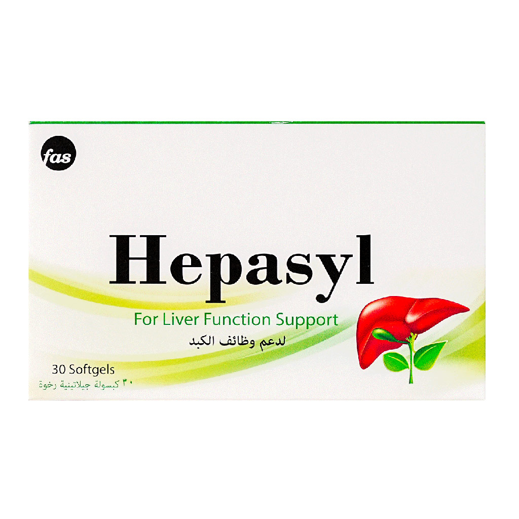 Fas Hepasyl, Liver regeneration and health softgels, Supports liver detox and function, 30 softgels