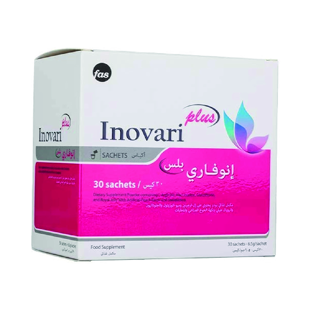 Inovari, Plus Nutritional Sachets, Energy boosting and immune support supplement, 30 sachets