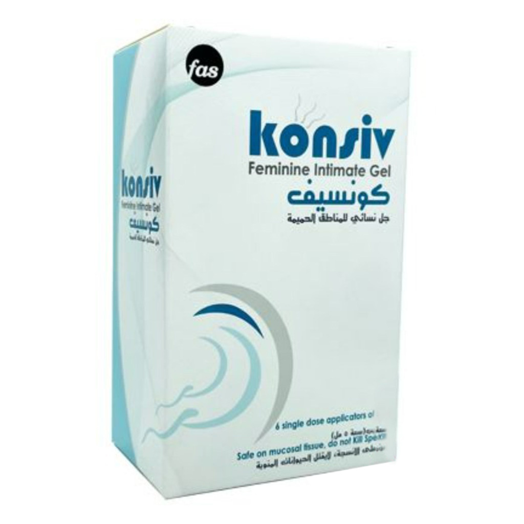 Fas, Konsiv vaginal gel, Soothing and moisturizing intimate gel for vaginal health