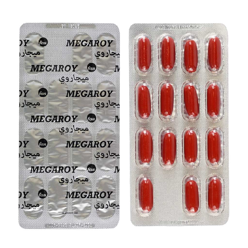 Fas, Megaroy Omega-3 Softgels, High potency omega-3 softgel capsules for cardiovascular support, 30 softgels
