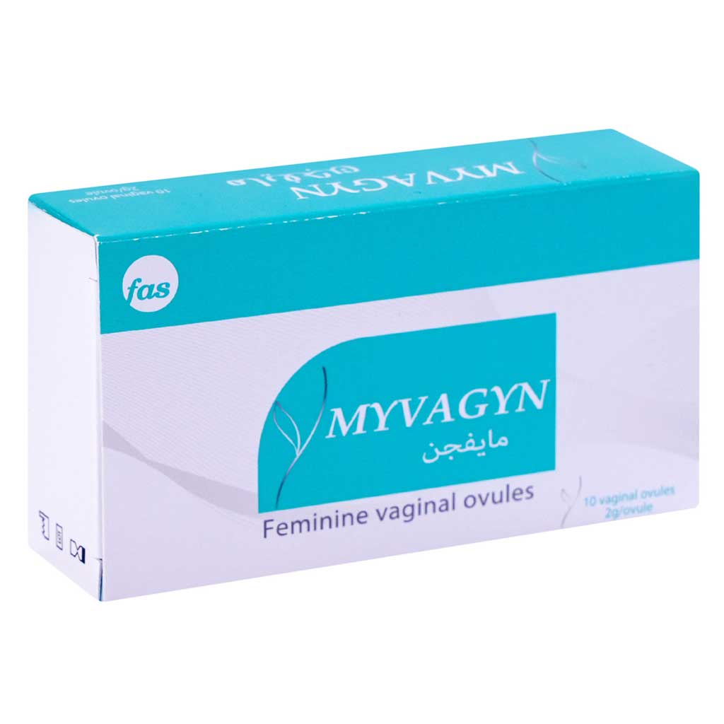 MyVagyn, Vaginal Ovules, Gentle vaginal treatment for intimate health, 10 ovules