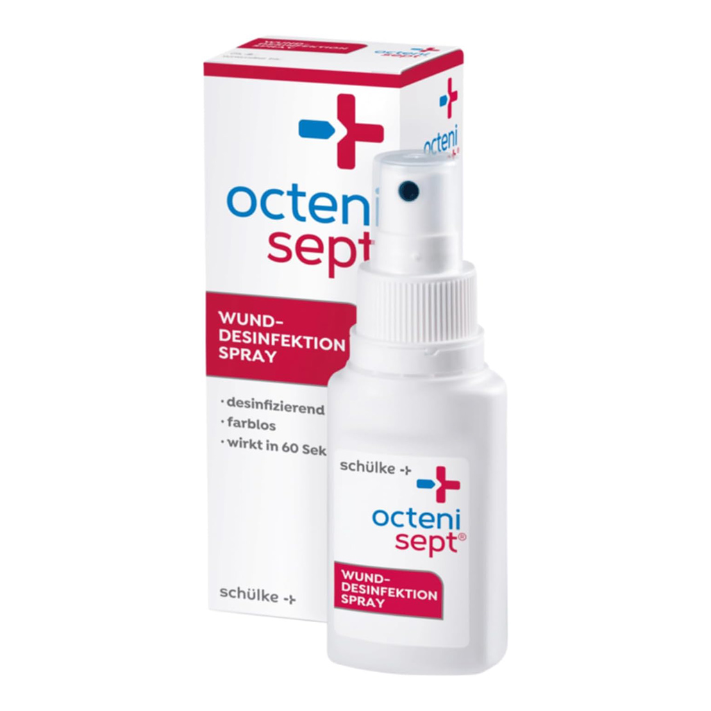 Octenisept, Antiseptic spray, Antimicrobial spray for wound disinfection, 50ml