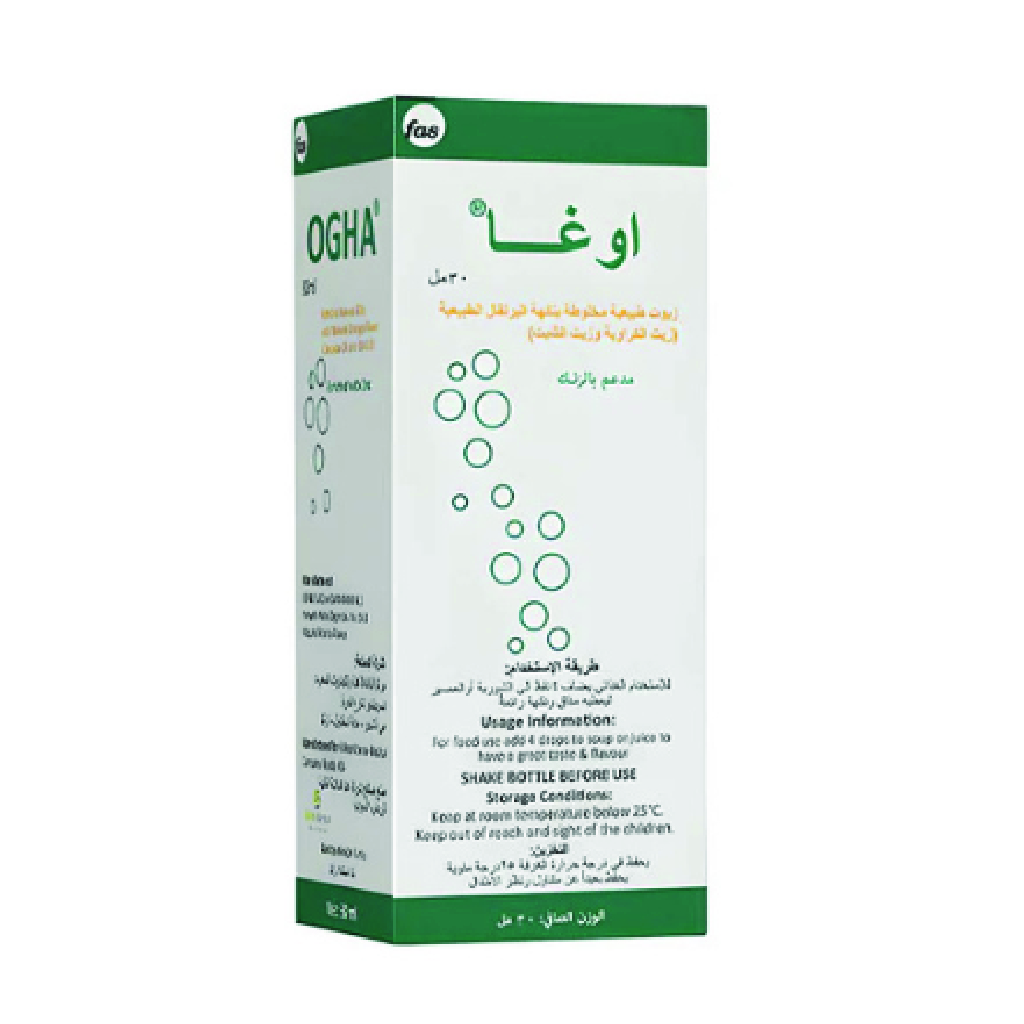 أوغا، مكمل عشبي طبيعي لدعم الصحة، هيربال دروبس