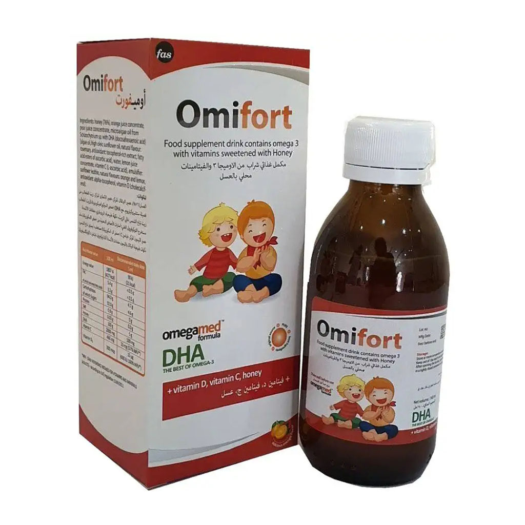 Fas, Omifort Syrup, Nutritional supplement syrup for children, 140ml