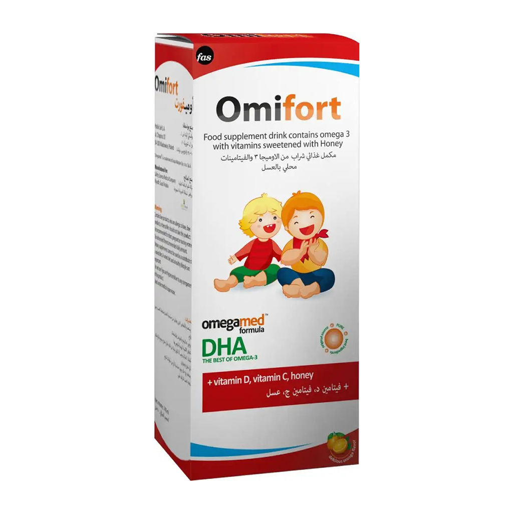 Fas, Omifort Syrup, Nutritional supplement syrup for children, 140ml