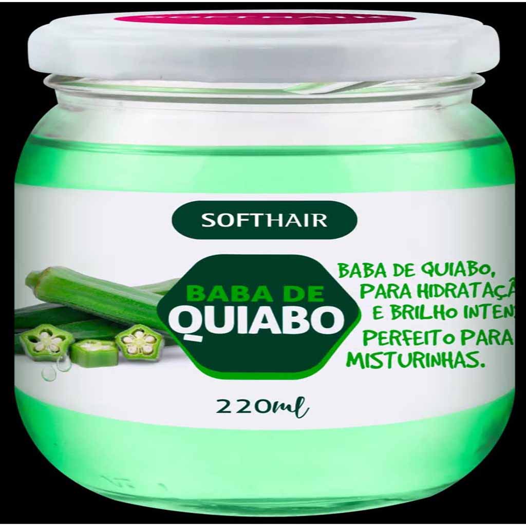 Softhair, Okra Drool Gel, Styling gel with okra extract for strong hold, 220ml