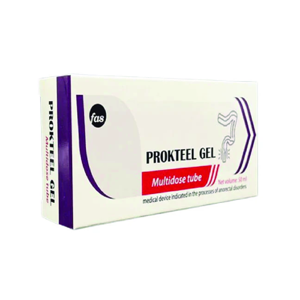 Prokteel, Gel, Soothing gel for skin irritation and inflammation relief, 50 ml