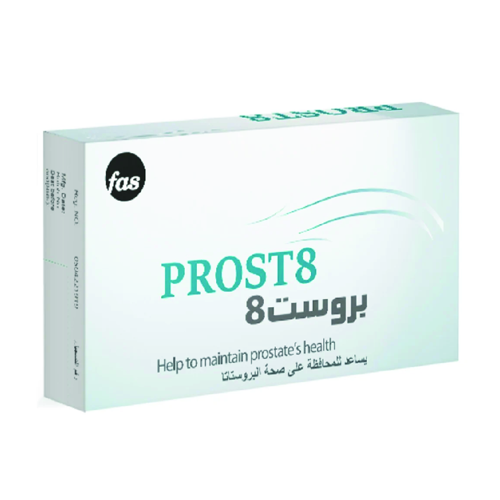 Prost, 8 softgels, Prostate health supplement with natural ingredients, 60 softgels