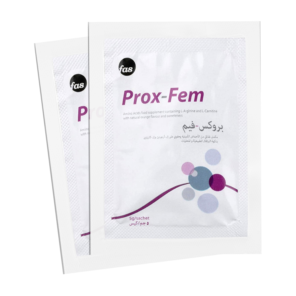 Fas, Prox-Fem 5mg Sachets, Hormonal supplement for female health support, 30 sachets
