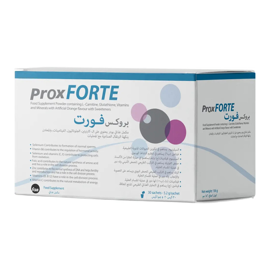 Fas, Prox-Forte 6mg Sachets, Fast acting pain relief granules, 30 sachets