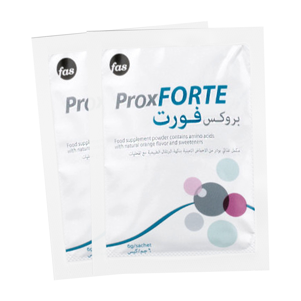 Fas, Prox-Forte 6mg Sachets, Fast acting pain relief granules, 30 sachets