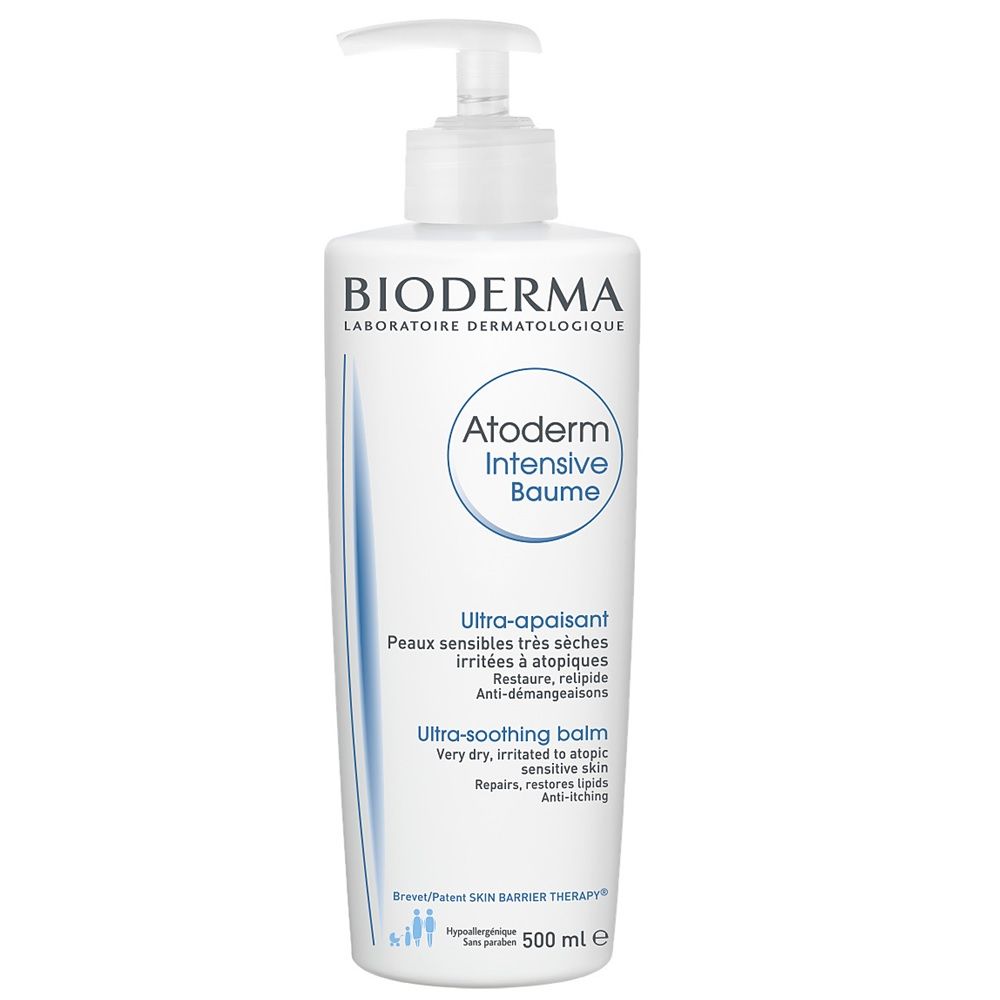 Bioderma, Atoderm Intensive Baume, Ultra nourishing balm for very dry skin, 500ml