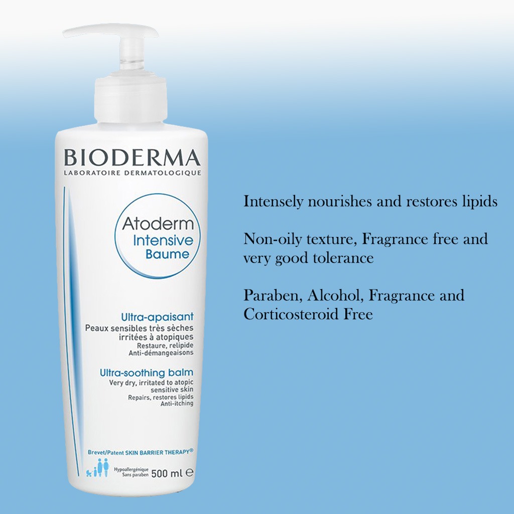 Bioderma, Atoderm Intensive Baume, Ultra nourishing balm for very dry skin, 500ml