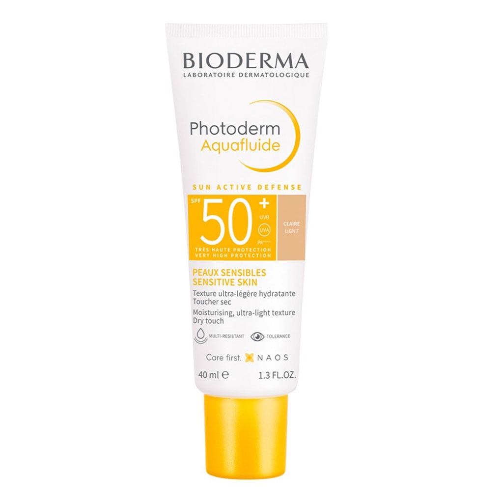 Bioderma, Photoderm Aquafluid Clair SPF 50+, High protection sunscreen with lightweight fluid texture
