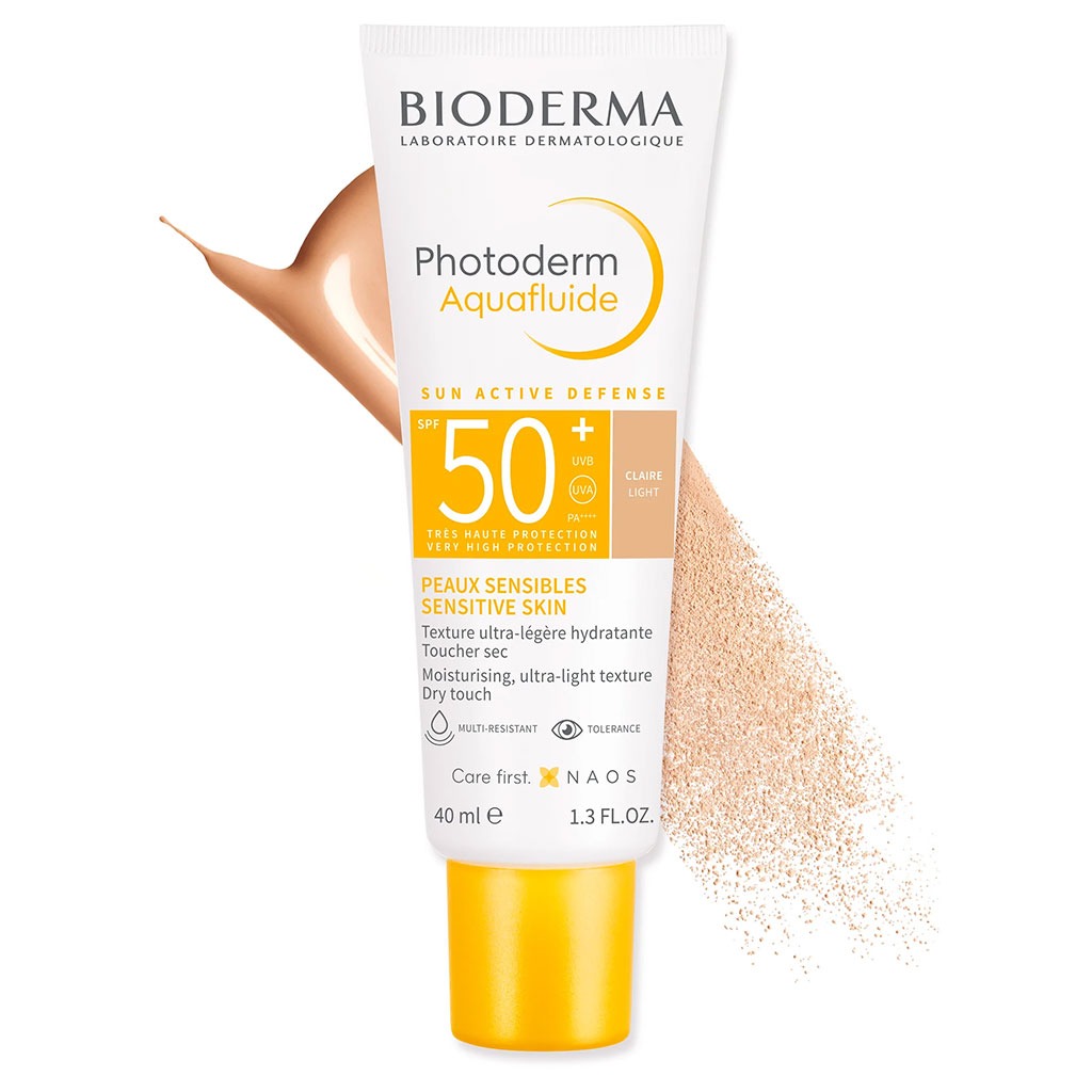 Bioderma, Photoderm Aquafluid Clair SPF 50+, High protection sunscreen with lightweight fluid texture