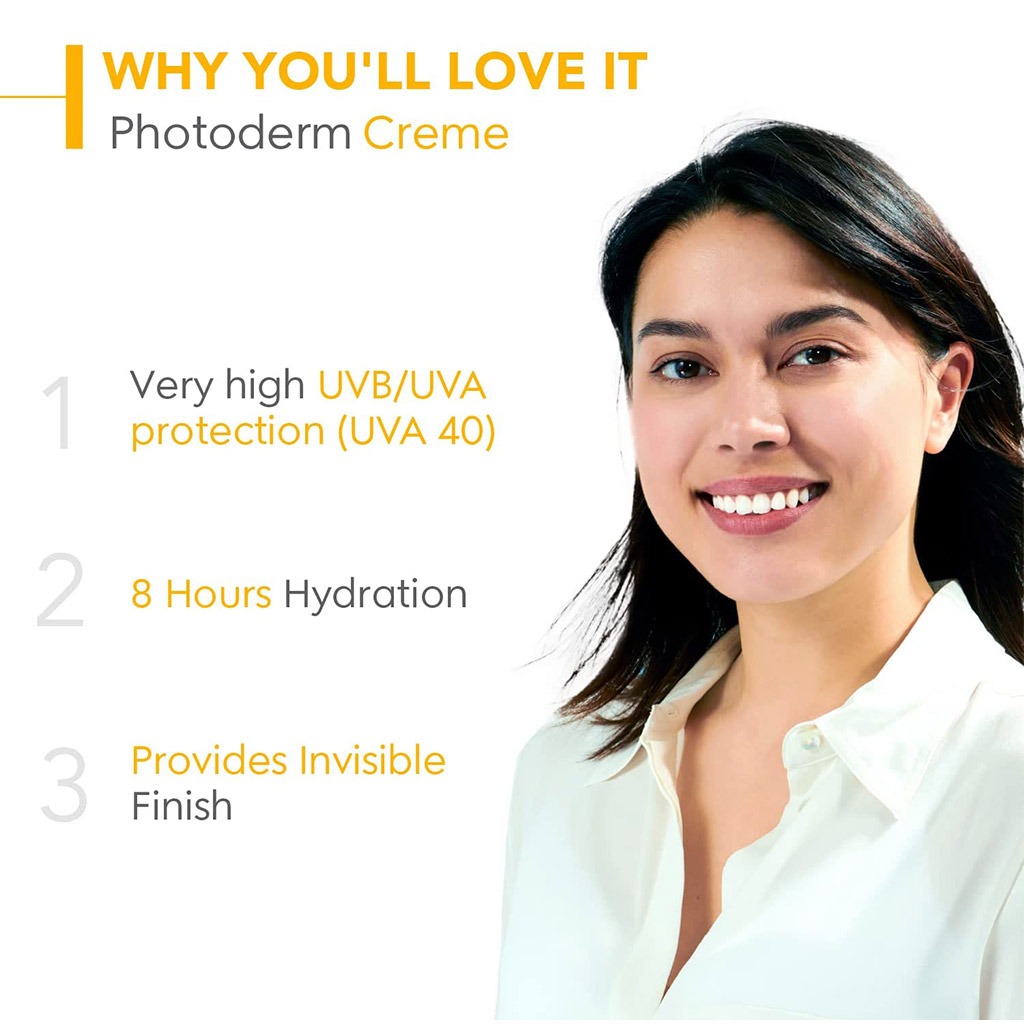 Bioderma, Photoderm Cream SPF 50+, High protection sunscreen for sensitive skin, 40ml