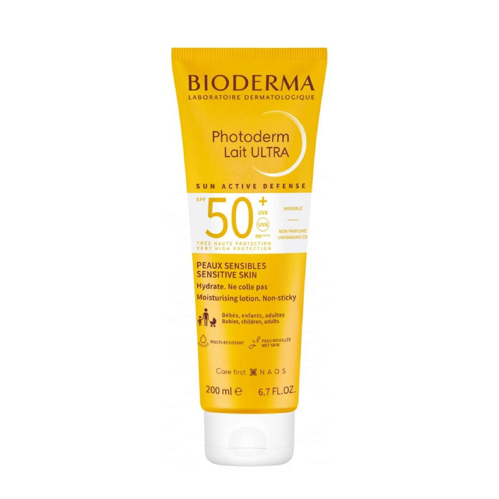 بيوديرما، فوتوديرم ليت الترا SPF 50+، حليب واقي شمس عالي الحماية، 200 مل