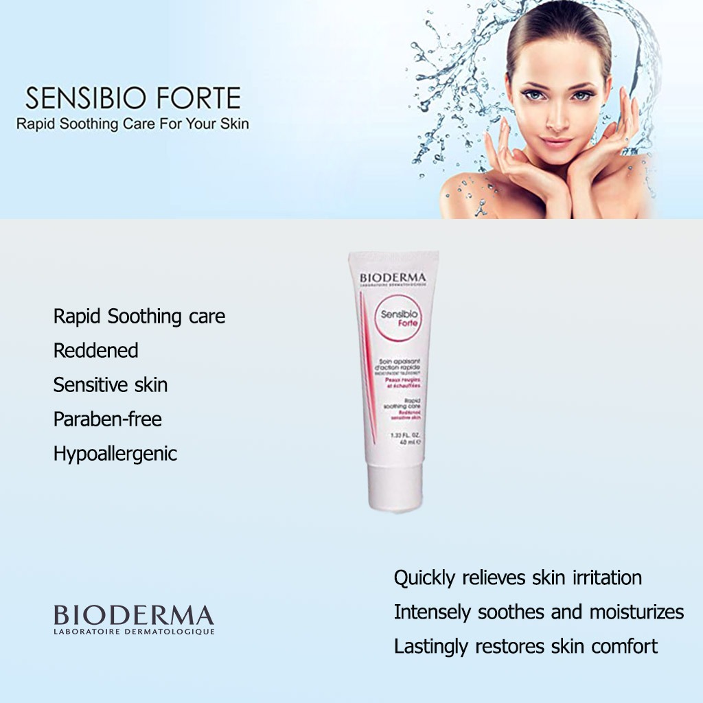 Bioderma, Sensibio Forte, Soothing cream for irritated and reactive skin