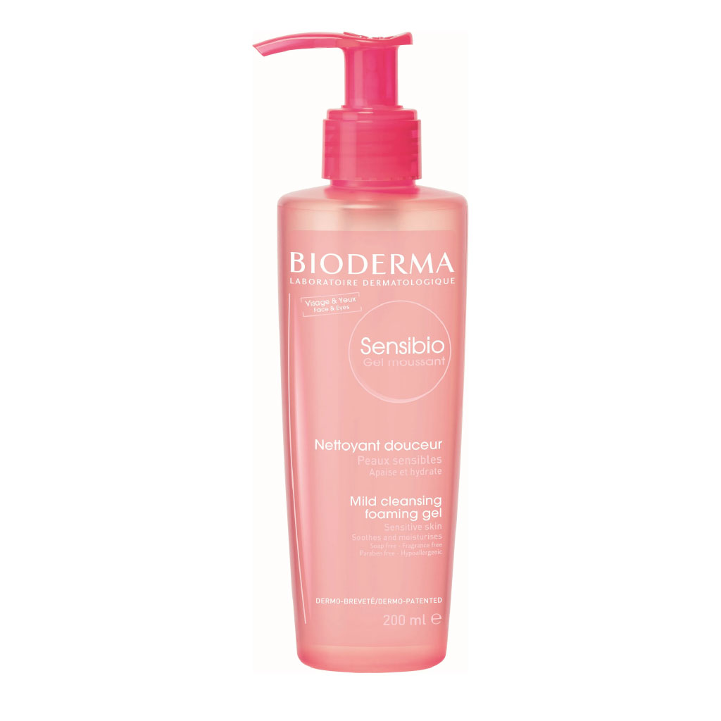 Bioderma, Sensibio Gel Moussant, Gentle foaming cleanser for sensitive skin, 200ml