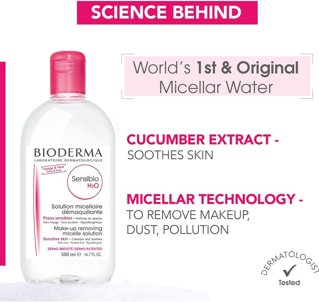 BIODERMA SENSIBIO H2O FCE500ML 28709X