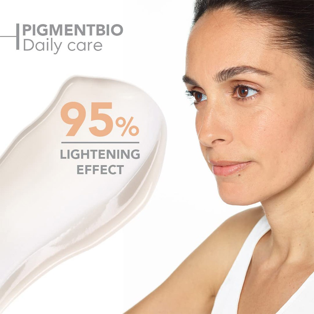 بيوديرما، بيجمنتبيو العناية اليومية بعامل حماية من الشمس SPF 50+، واقي شمس يومي مفتح، 40 مل