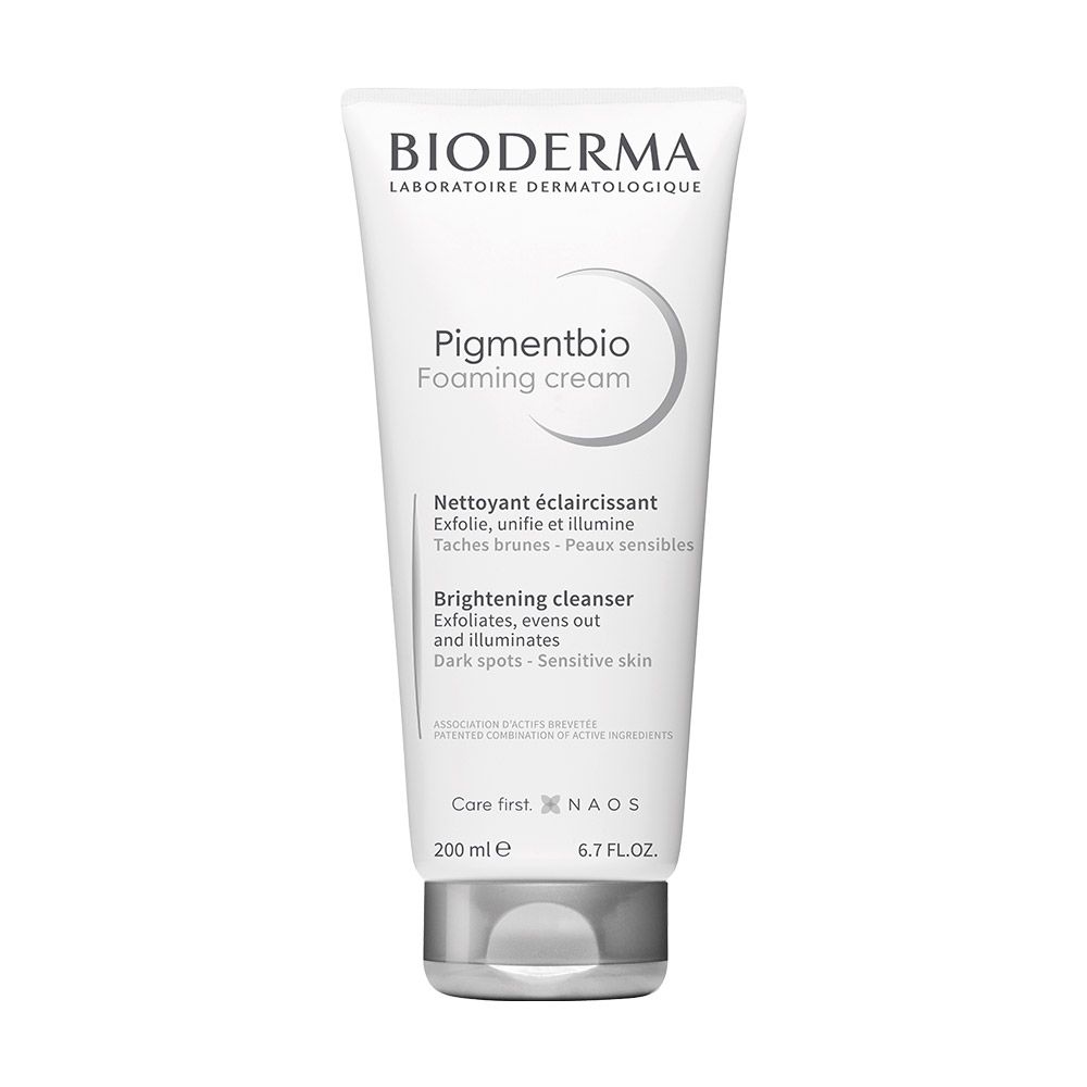 Bioderma, Pigmentbio Foaming Cream, Brightening foaming cleanser for uneven skin tone, 200 ml