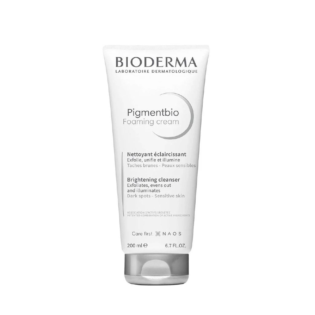 Bioderma, Pigmentbio Foaming Cream, Brightening foaming cleanser for uneven skin tone, 200 ml