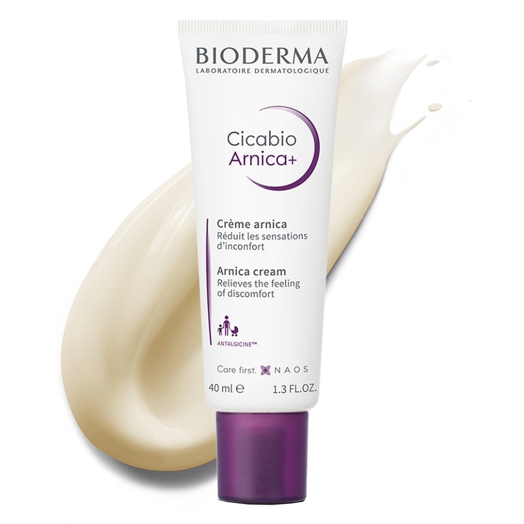 Bioderma, Cicabio Arnica+ treatment, Soothing cream for bruises and skin repair, 40 ml