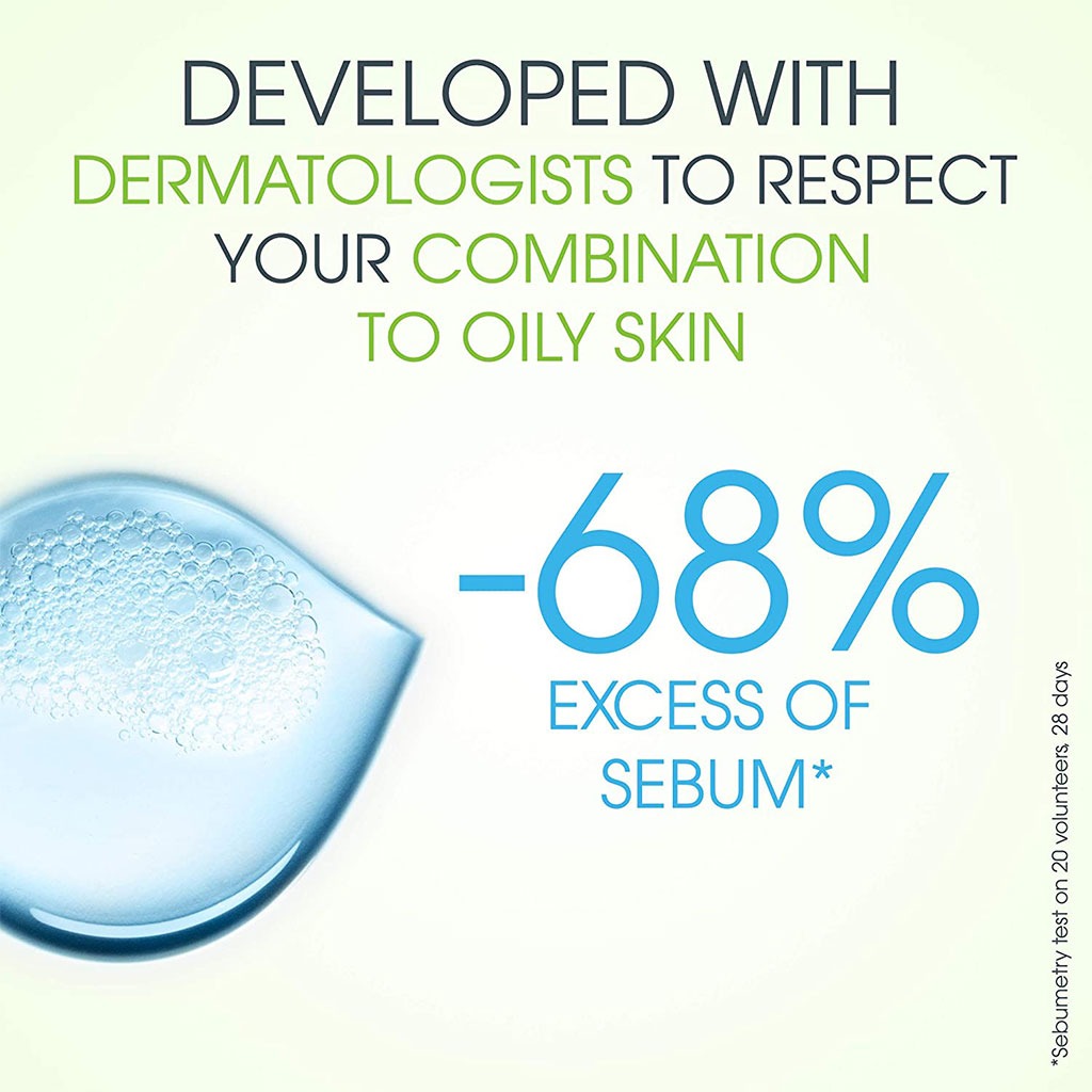 Bioderma, Sebium Foaming Gel, Gentle cleansing gel for oily and combination skin, 500ml