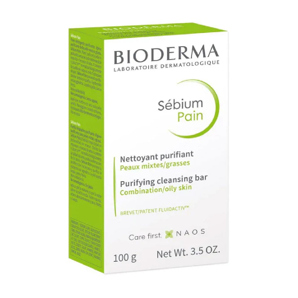 BIODERMA SEBIUM BAR FOR OILY AND ACNE PRONE SKIN