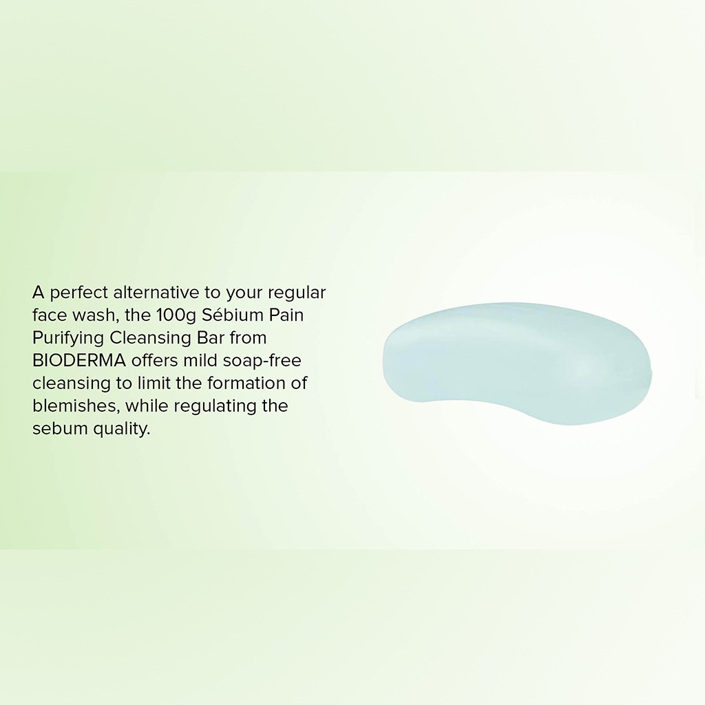 BIODERMA SEBIUM BAR FOR OILY AND ACNE PRONE SKIN