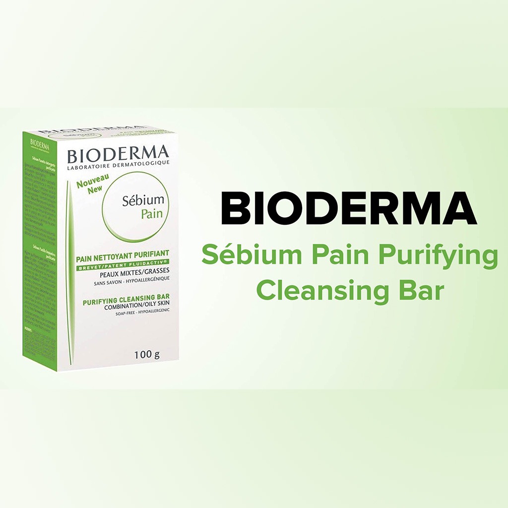 BIODERMA SEBIUM BAR FOR OILY AND ACNE PRONE SKIN