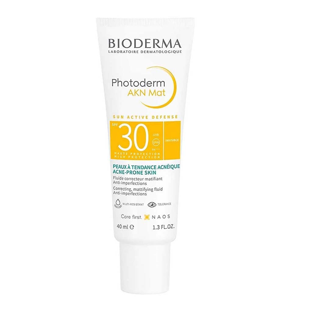 Bioderma, Photoderm AKNT Mat, Mattifying sun protection for acne-prone skin