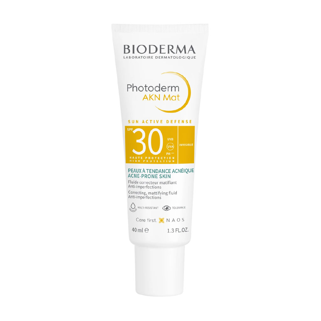 Bioderma, Photoderm AKNT Mat, Mattifying sun protection for acne-prone skin