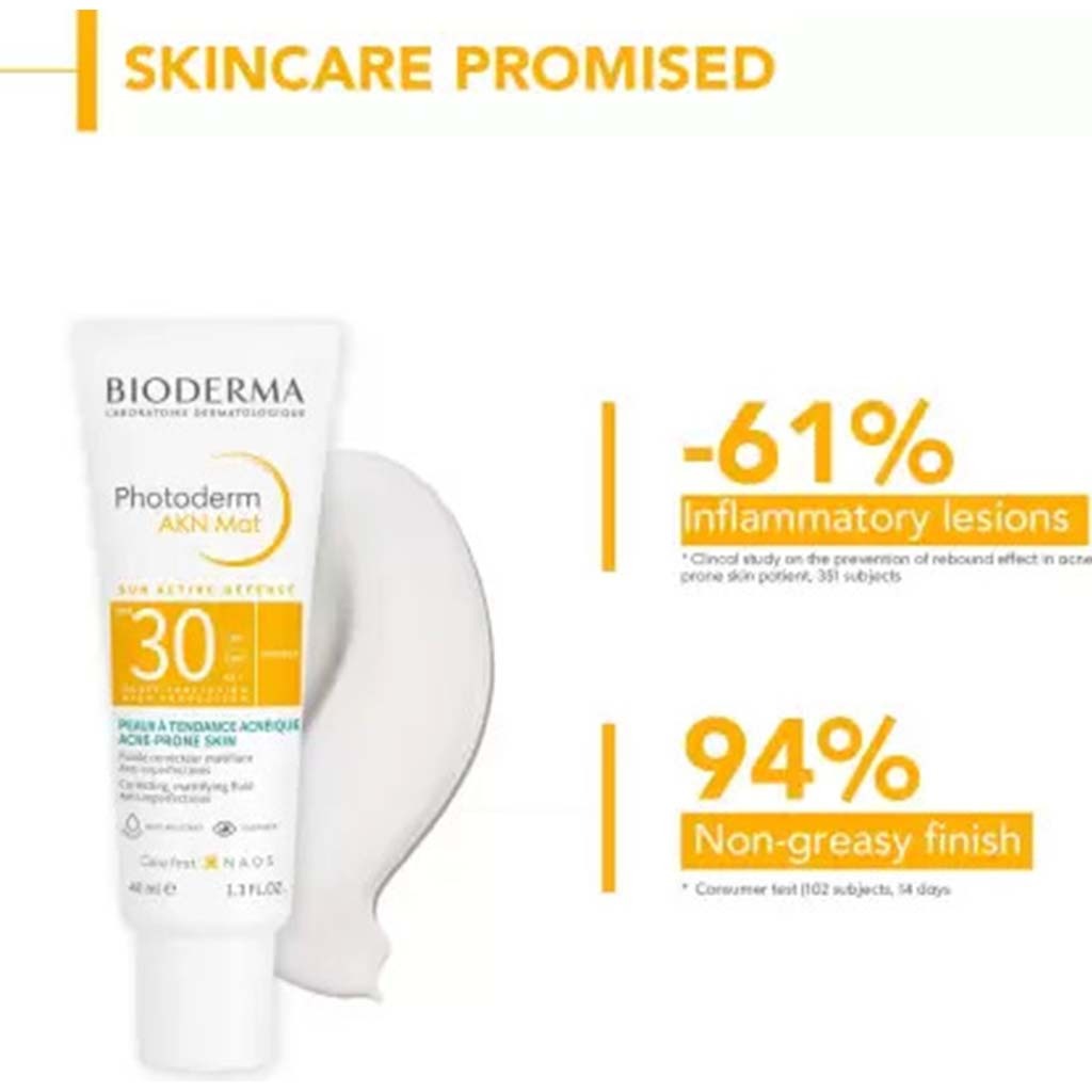 Bioderma, Photoderm AKNT Mat, Mattifying sun protection for acne-prone skin