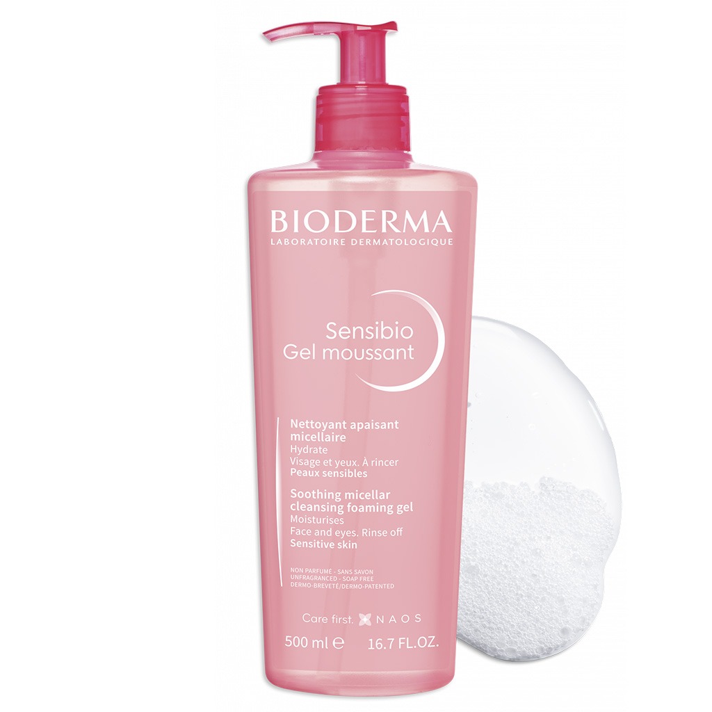 BIODERMA SENSIBIO MOUSSANT GEL 500ML PUMP