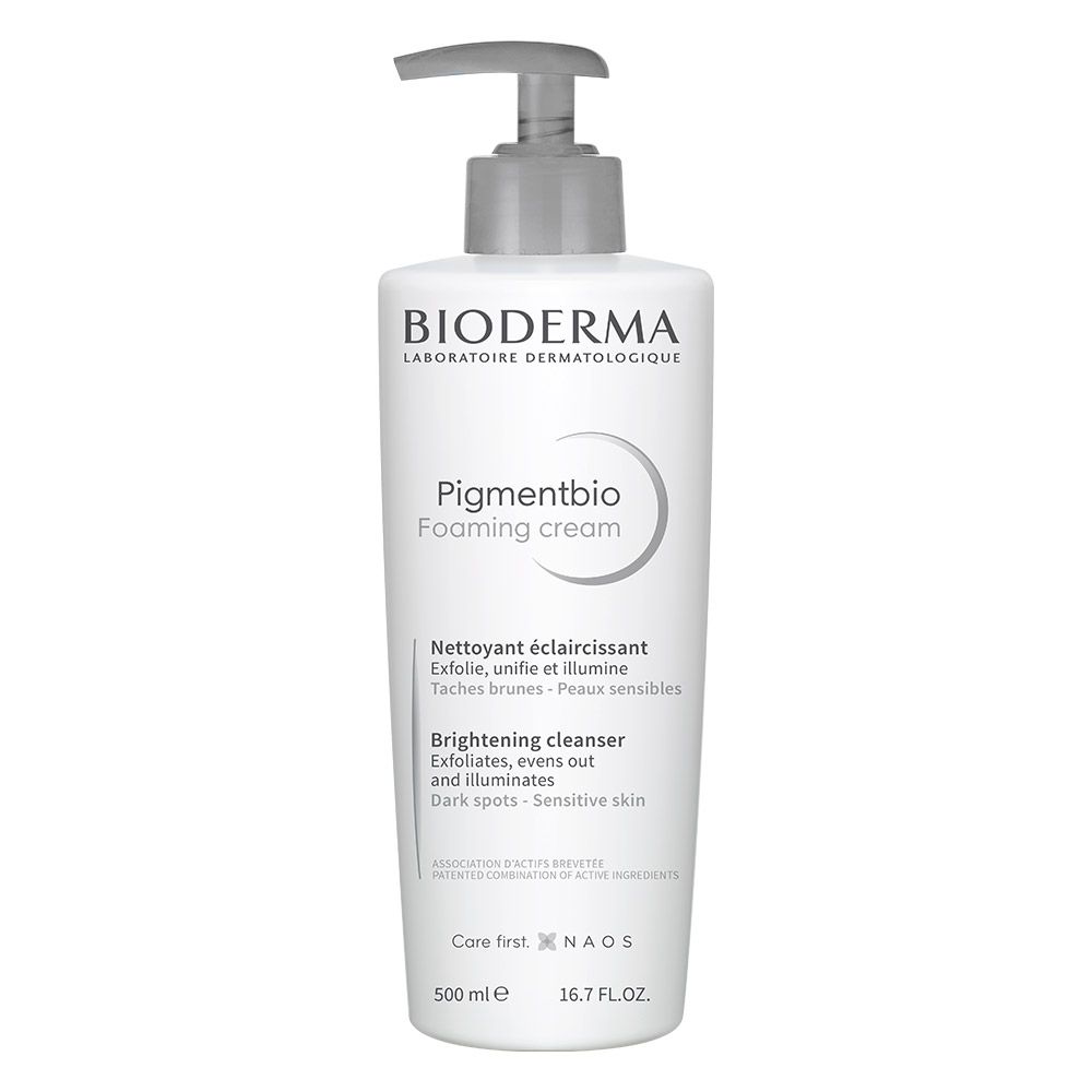 Bioderma, Pigmentbio Foaming Cream, Brightening foaming cream for uneven skin tone, 500ml