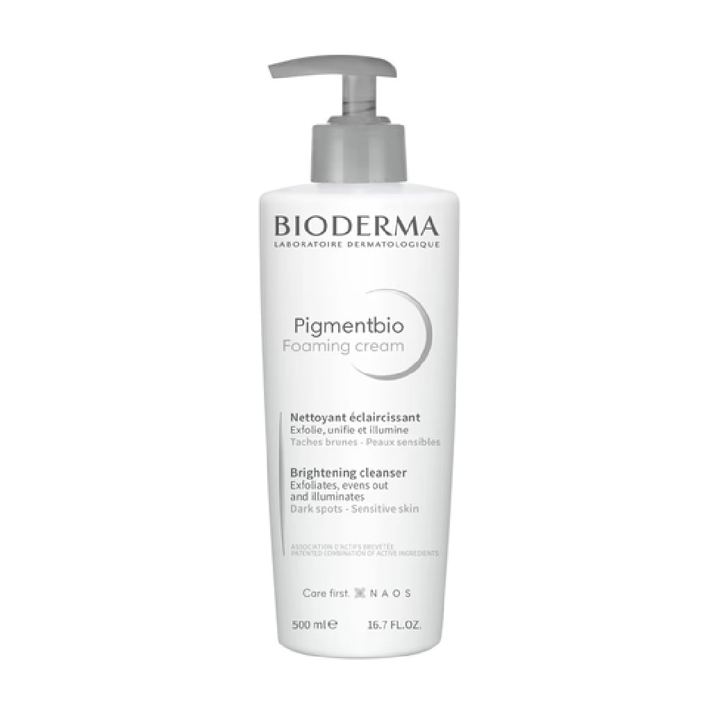 Bioderma, Pigmentbio Foaming Cream, Brightening foaming cream for uneven skin tone, 500ml