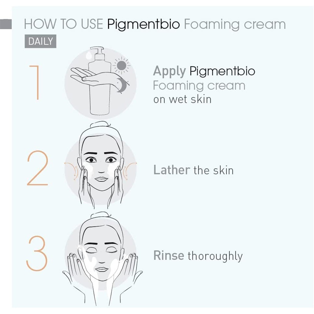 Bioderma, Pigmentbio Foaming Cream, Brightening foaming cream for uneven skin tone, 500ml