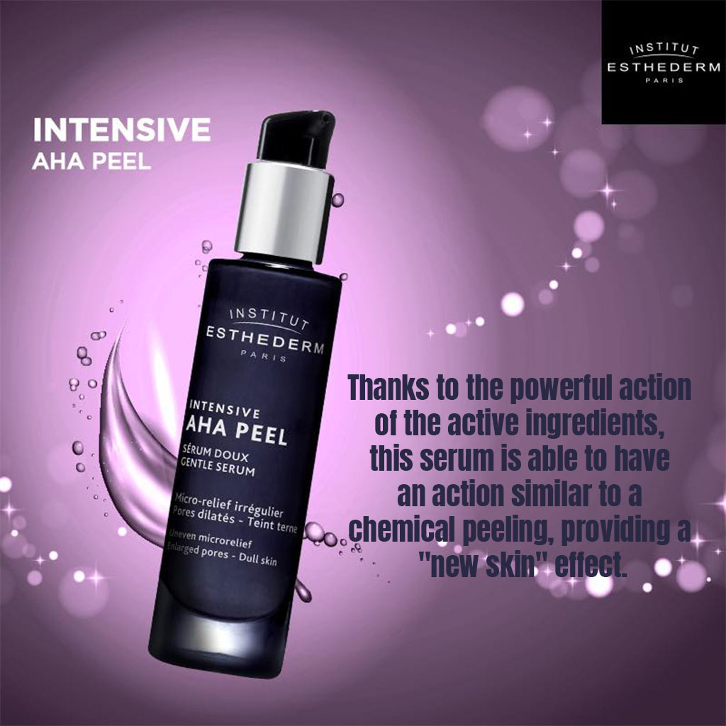 Esthederm, Intensive AHA Serum Concentre, Concentrated exfoliating serum with alpha hydroxy acids, 30ml