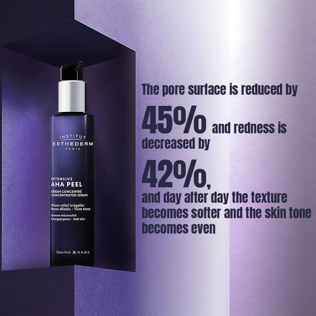 Esthederm, Intensive AHA Serum Concentre, Concentrated exfoliating serum with alpha hydroxy acids, 30ml