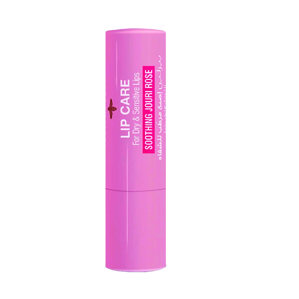 Beesline, Lip Care Soothing Jouri Rose, Calming and moisturizing rose-flavored lip balm, 4 g