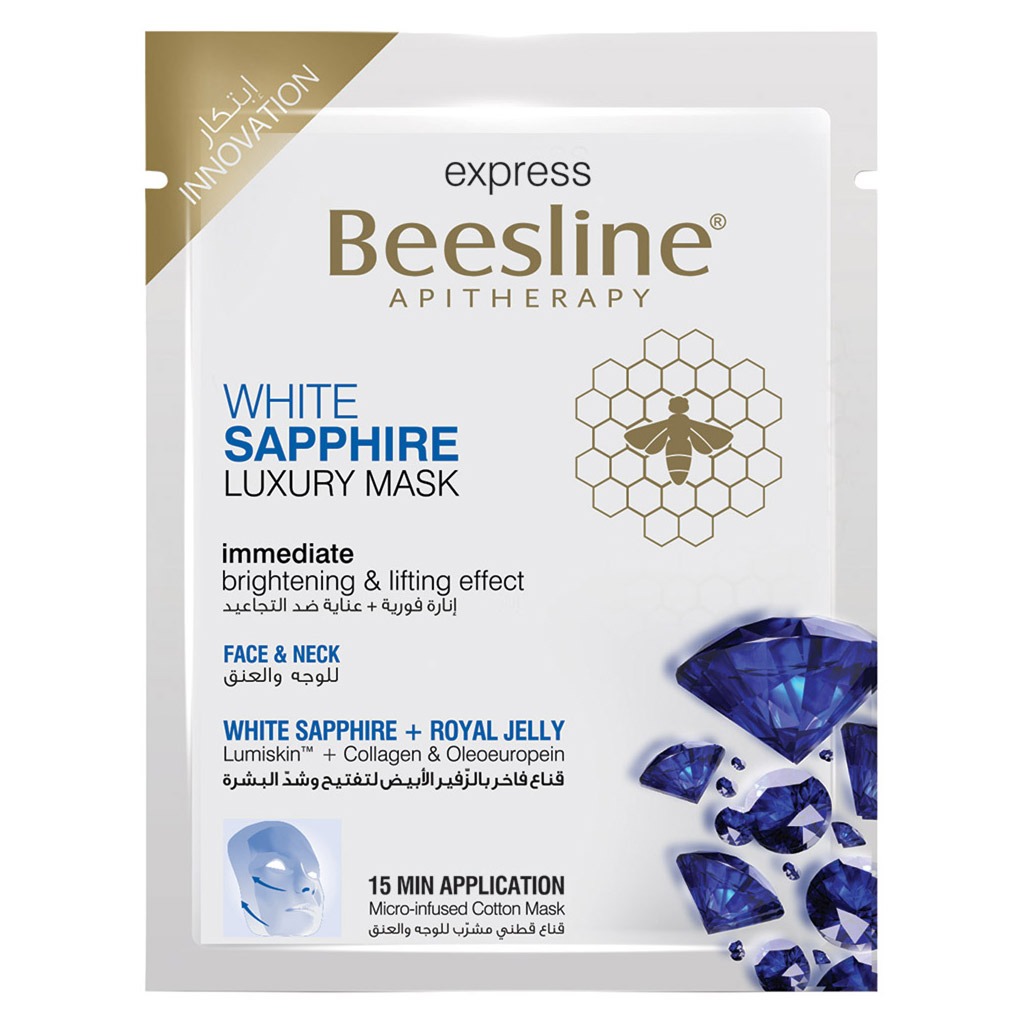 Beesline Apitherapy White Sapphire Luxury Facial Mask – 30 g