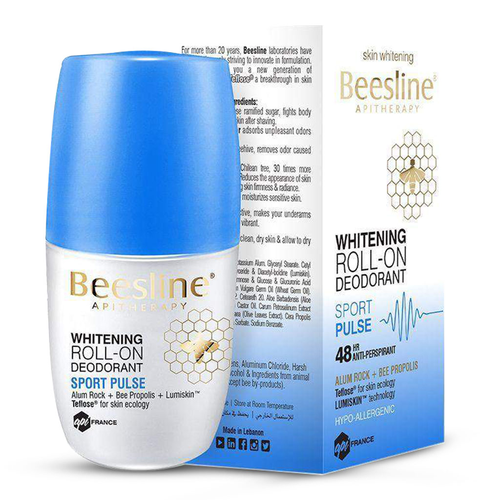 Beesline Sport Pulse Deodorant, Brightens and keeps underarms fresh