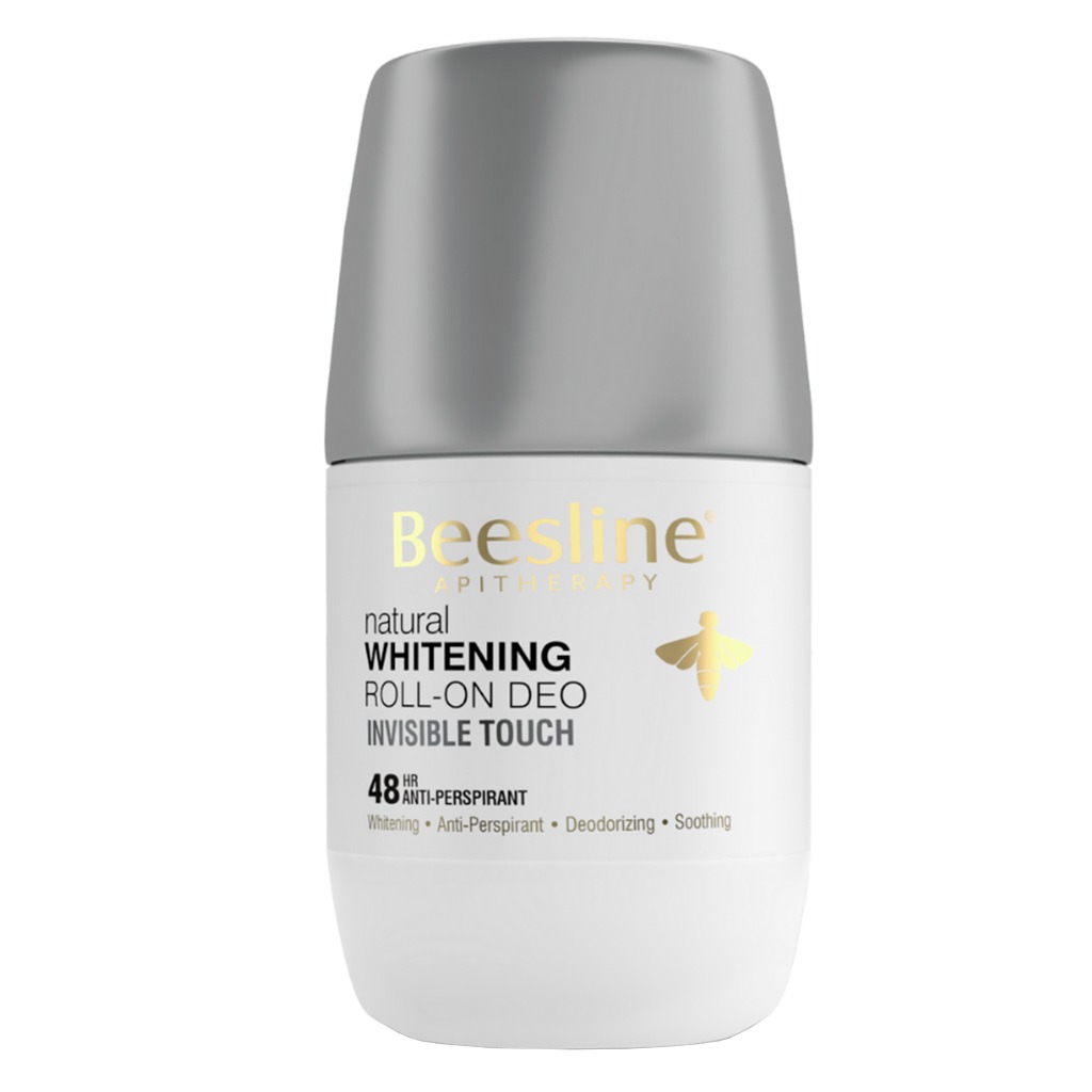 Beesline, Apitherapy Whitening Deodorant Roll-On Invisible Touch, Gentle whitening and odor control deodorant, 50ml