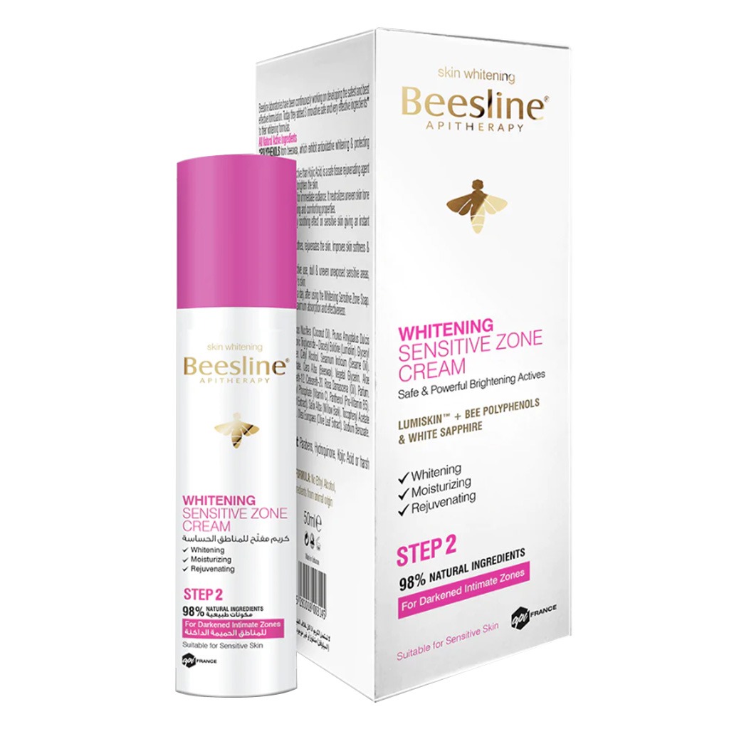 Beesline, Apitherapy Whitening Sensitive Zone Cream, Brightening cream for delicate skin, 50 ml